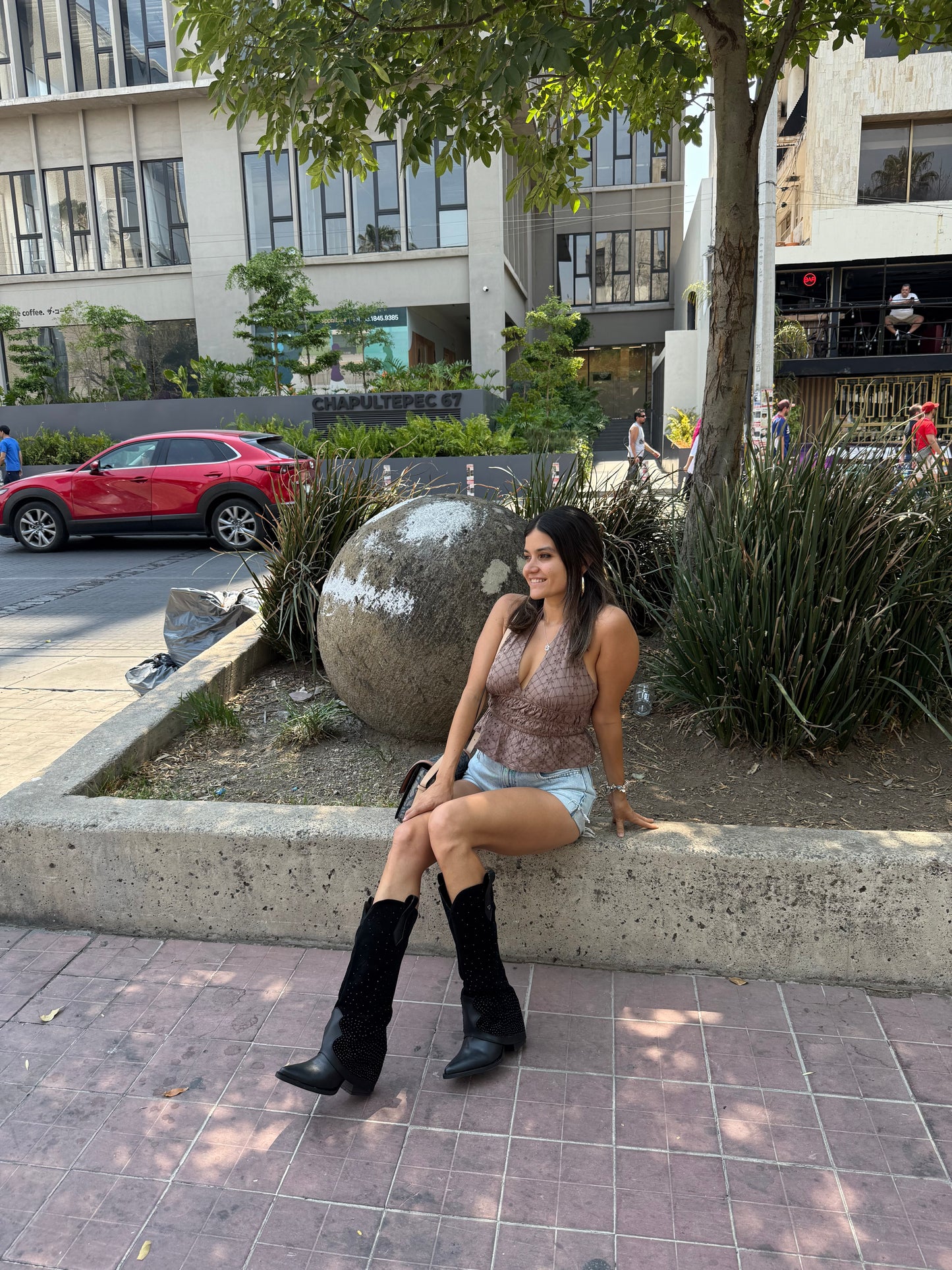Cowboy boots con aplicación