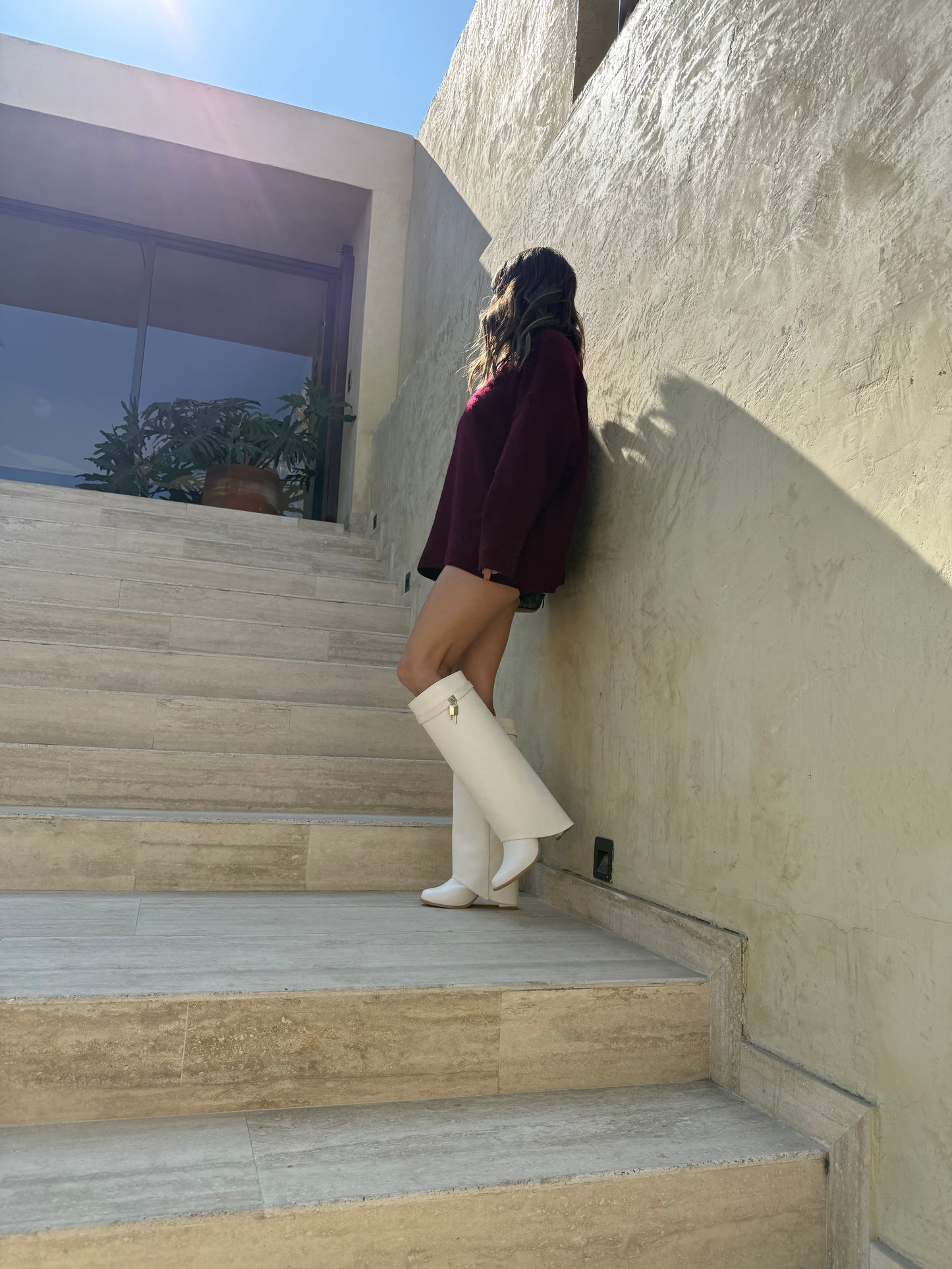 Bota becca 2 en 1 Latte