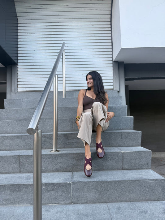 Flats camila vino