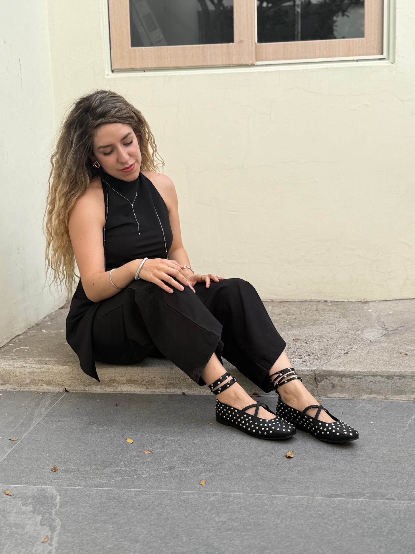 Flats Valentina con estoperoles