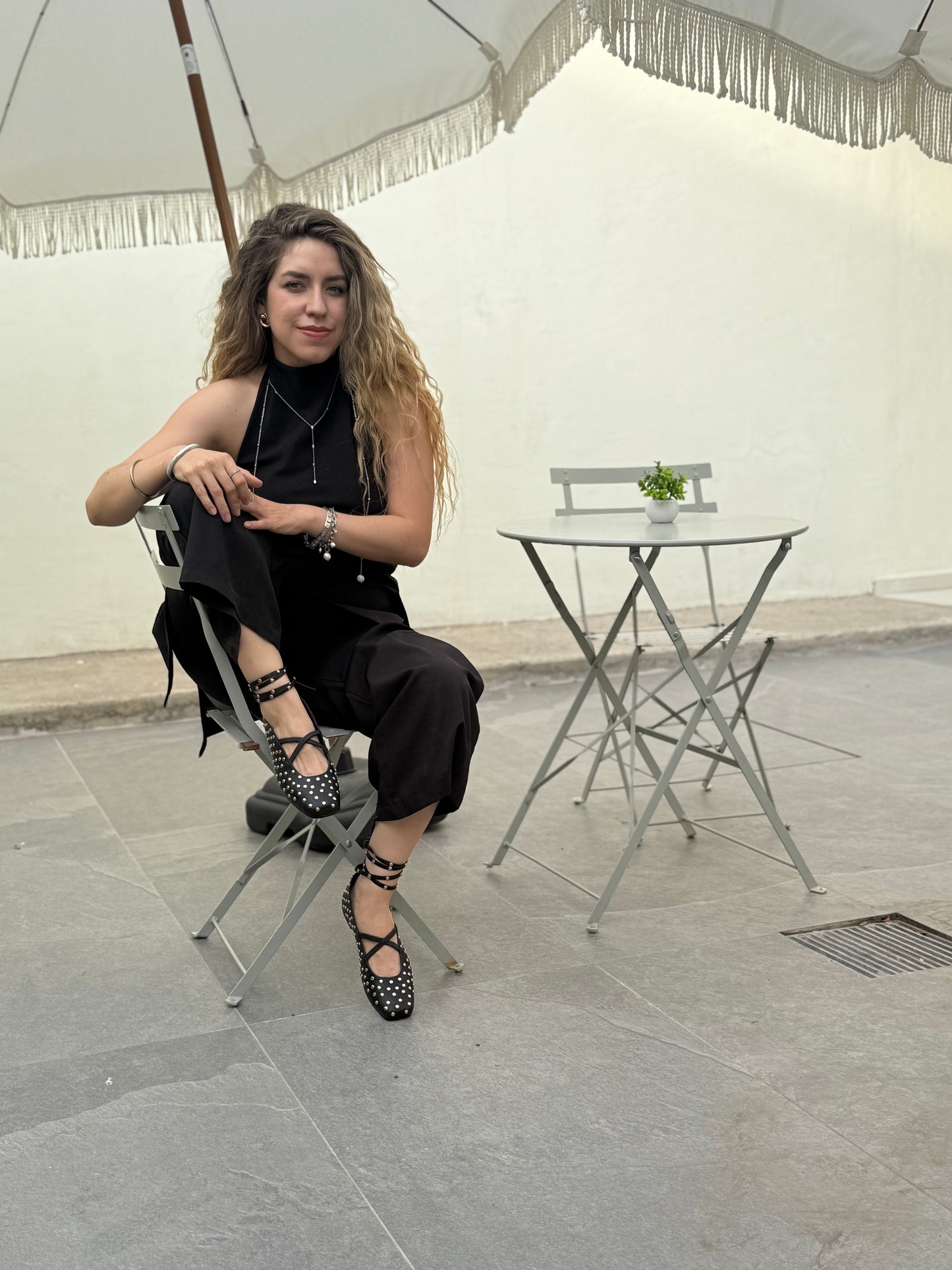 Flats Valentina con estoperoles