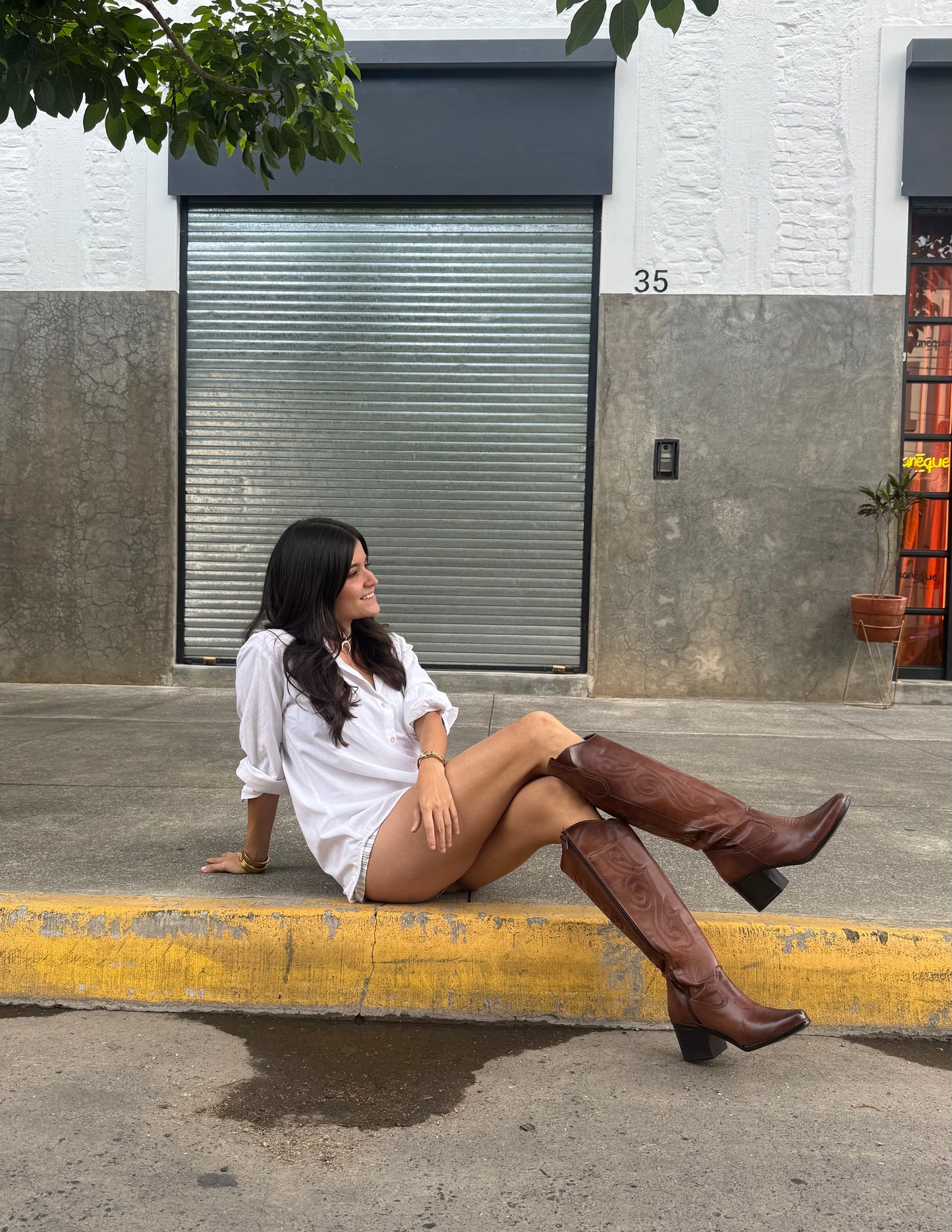 Cowboy boots cafe