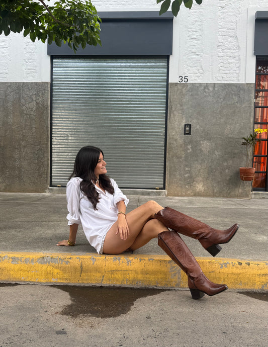 Cowboy boots cafe
