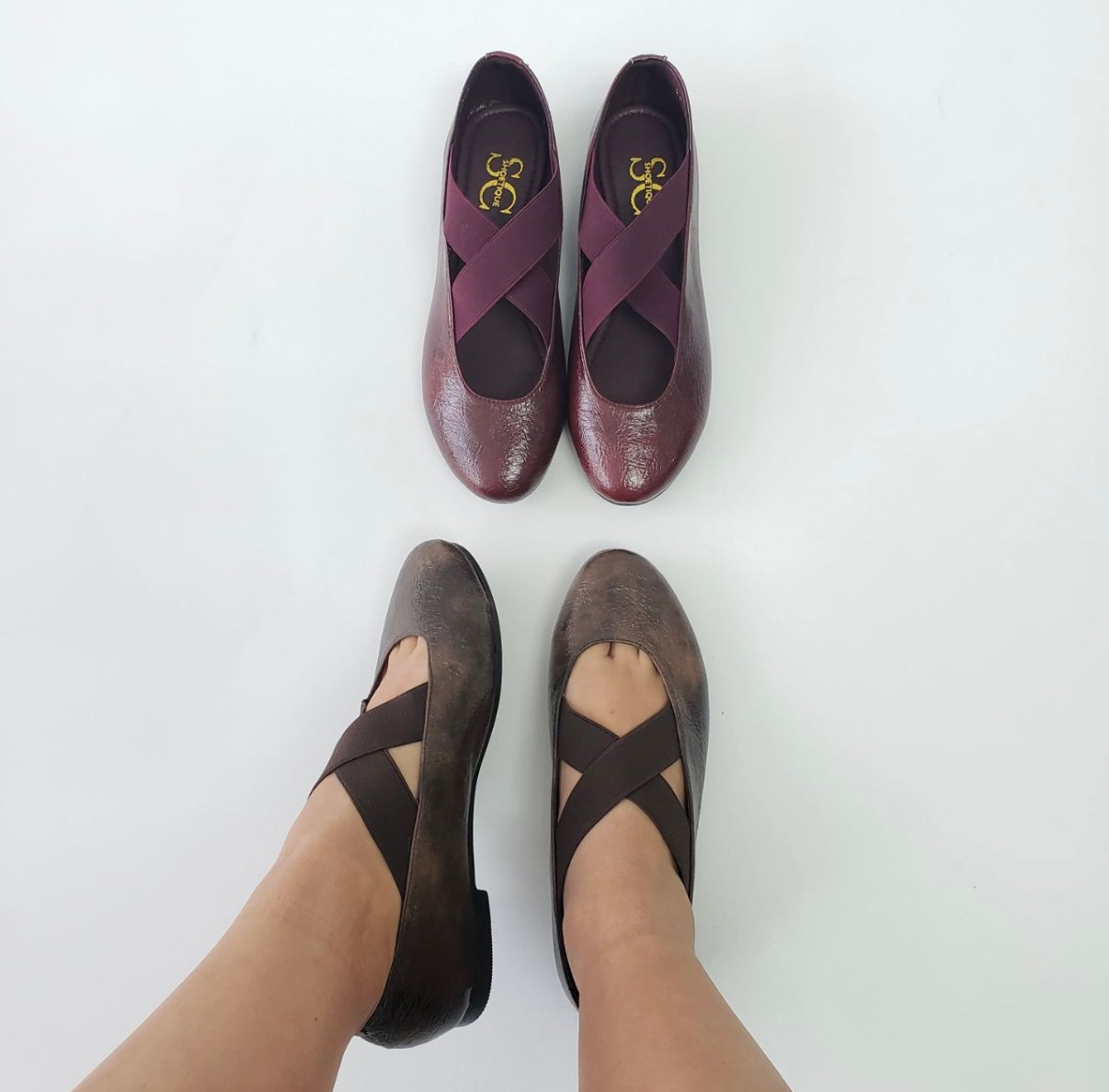 Flats camila vino