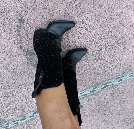 Cowboy boots con aplicación
